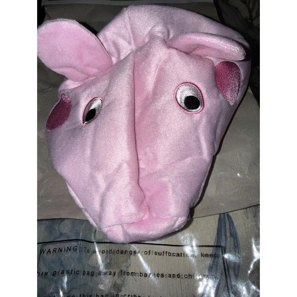 Peppa Pig’s Brother George Pig Toddler Costume Shirt and Hat Size 3-4 Years New